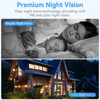 Thybro Magnetic Security Camera Wireless - 2K HD Video, AI