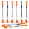 1ml 27G 5/16 Inch Syringe, 100 Pack