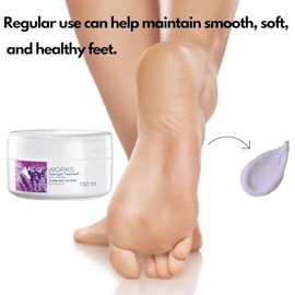 Foot Works - 2 tratamientos para pies de lavanda durante la noche, 5 onzas