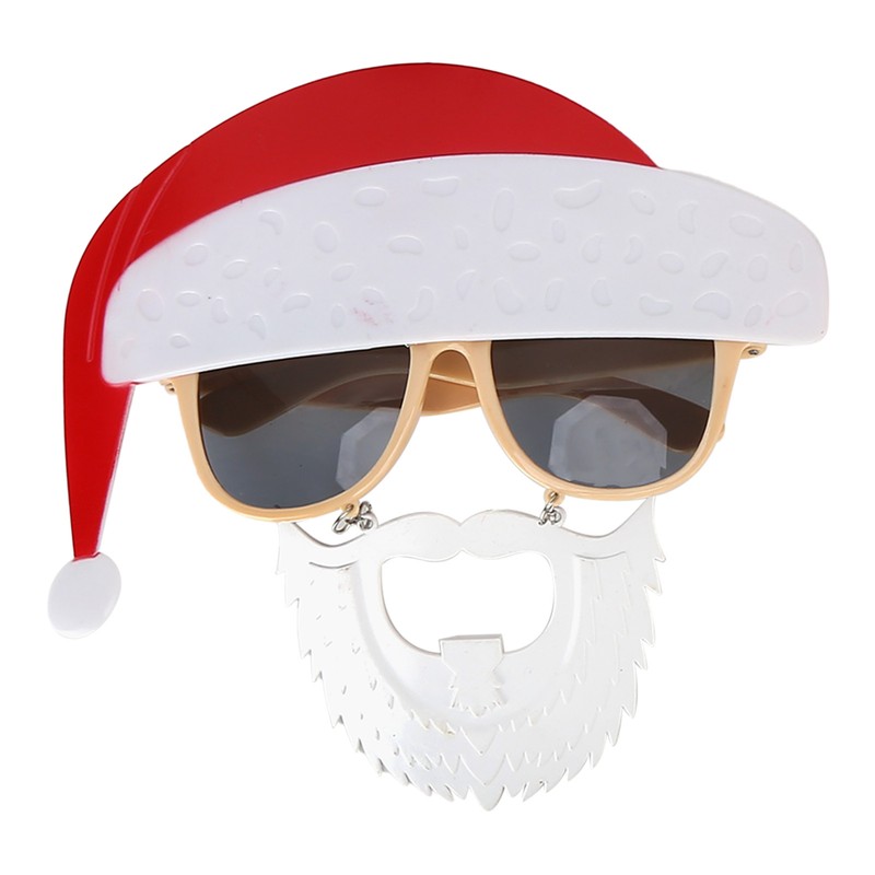 4pcs Santa Claus Cute Christmas Eyeglasses Costume Party Glasses Photography