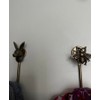 Knobs By Blossom Vintage Antique Brass Iron Wall Hooks Tie