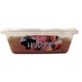 Sadaf Halva Marble Chocolate, 16-ounces (Pack of 4)