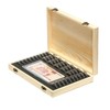 Wooden Coin Capsules Holder Case, Coin Storage Box Banknotes Collection