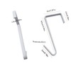 OJYUDD 12 Pack White Smart Over The Door Hook,2 Side
