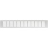 Vent Systems 19.69 x 3.15 Inch (Outer Size) Rectangular Door