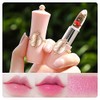 2pcs Jelly Clear Crystal Flower Magic Lipstick Color Changing Tinted