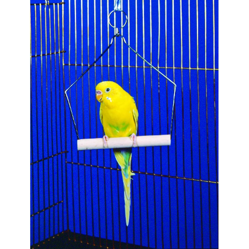 Penn-Plax Bird-Life Bird Swing for Cage | Natural Perch Stand