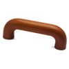 WAKI TW-017 Wooden Pull, Dark Brown, 3.0 inches (76 mm)
