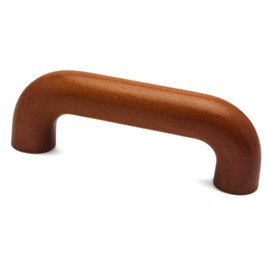 WAKI TW-017 Wooden Pull, Dark Brown, 3.0 inches (76 mm)