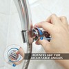 Quacc Adjustable Shower Head Holder Shower Handle Clip Removable Strong