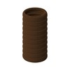 Specora - Elastico per capelli classico senza cuciture, marrone scuro,
