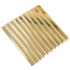 Lovdeco Peel and Stick Gold Mirror Strip Tile, 12" x