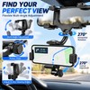 Rearview Mirror Phone Holder for Car, Adjustable Navigation Phone Mount