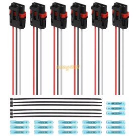 M MATI 6X Pulse Power Bus Bar Plug Pigtail Connector For Polaris Ranger 1000 XP/Crew XP