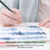 EXCEART 6Pcs Art Ruling Pen Fine Line Masking Fluid Pen