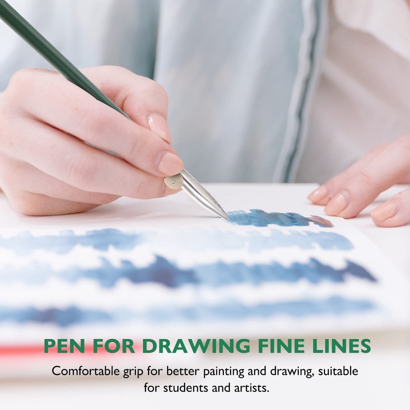 EXCEART 6Pcs Art Ruling Pen Fine Line Masking Fluid Pen