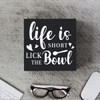 Rustic Wood Sign - Farmhouse Decor - Black Wooden Box