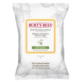 Burts Bees Sensitive Facial Towlettes, 30 CT