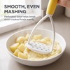 5Pcs Random Color Manual Silicone Potato Masher, Cooking Utensils Masher,