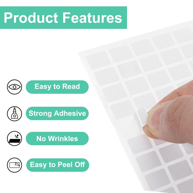 QUARKZMAN 15 Sheets Barcode Labels 0.5 x 0.4 Inch Printable