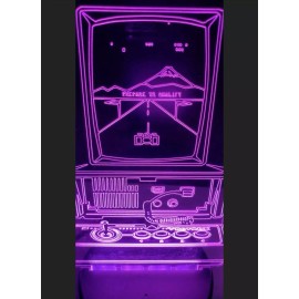 theTDshop VECTREX 3D LED Acrylic Lighted Lamp 8 Colors+Remote (Show It Off) Pole Position