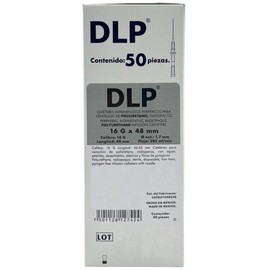 Cateter Intravenoso Periférico Para Venoclisis De Poliuretano (16 G x 48 mm)