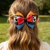 Danyarts 6 Pack Cowboy Hair Bows for Girls, Western Cowgirl