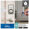 Embassy Door Lock Electronic Keyless Entry with Antimicrobial Illuminated Keypad