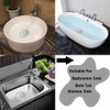 2Pcs Silicone Bathtub Stopper,Universal Sink Plug Bathtub Drain Stopper for