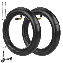 ulip (2 Pack 8 1/2 x 2 (50-134 mm) Inner Tube Replacement with 90 Degree 8.5 Inch Scooter Tubes Tyres for Zero 9 Scooter