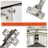 2 Pairs 135 Degree Corner Kitchen Cabinet/Cupboard Folded/Folden Door Hinges