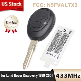 keyecu for Land Rover Discovery 2 1999-2004 73370847C Remote Key Fob 433Mhz with ID73