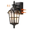 EDISHINE Motion Sensor Outdoor Lights,Wall Mount Lantern Lamp for House