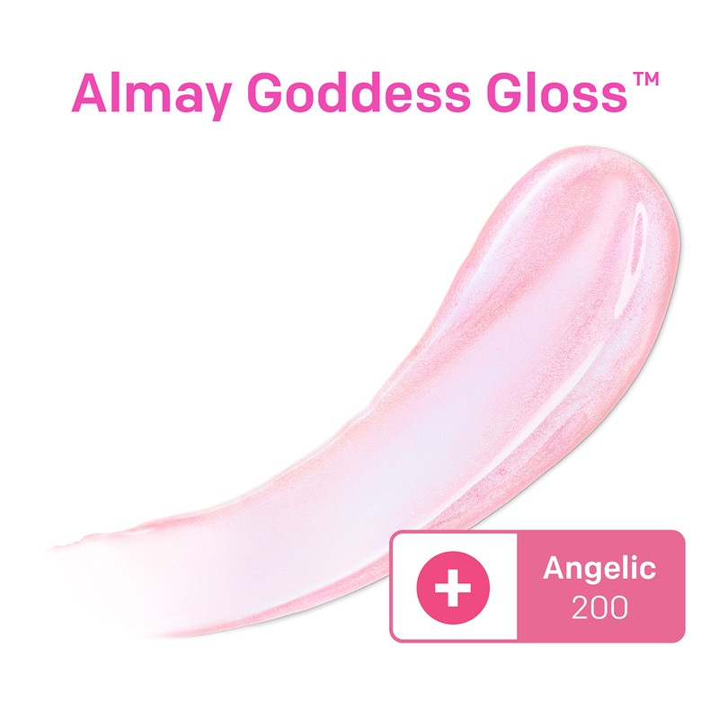 Almay Lip Gloss, Non-Sticky Lip Makeup, Holographic Glitter Finish, Hypoallergenic,