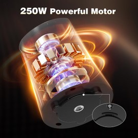 2-in-1 Electric Chicken Shredder & Meat Grinder, 250W Powerful Motor, Dual Blades for Shredding & Grinding, 1.5L BPA-Free Bowl, One-Touch Food Processor for Baby Food, Pet Meals, Fitness Meal Prep