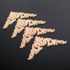 Zerodis 4 stücke Holz Geschnitzte Möbel Appliques Ecke Onlay Applique