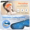 HubiCare Augenmassagegerät Pro mit Wärme & Kühlung, 3D Airbag Vibration,