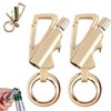 Keychain Lighter， 2 Pack Metal Match Kerosene Lighter， Reusable Waterproof