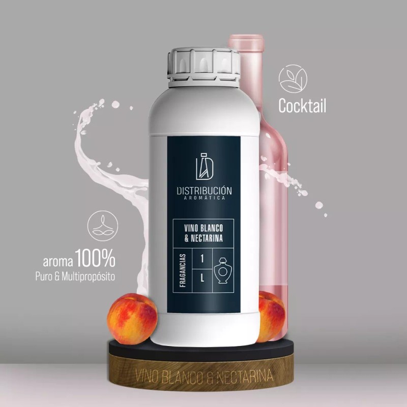 Distribución Aromática Esencia Vino Blanco & Nectarina P/a Dif. Aplicaciones