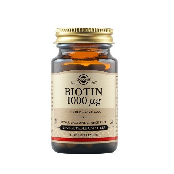 Solgar Biotin 1000mcg 50 Tablets