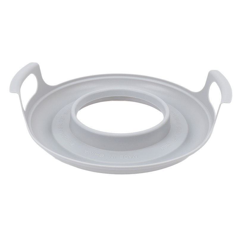 Microwave Cool Plate Spill Proof Microwave Bowl Carrying Tray with