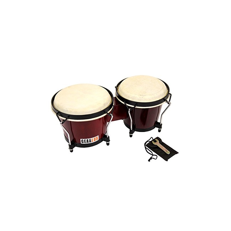 Gearlux Tunable Bongos - Cherry