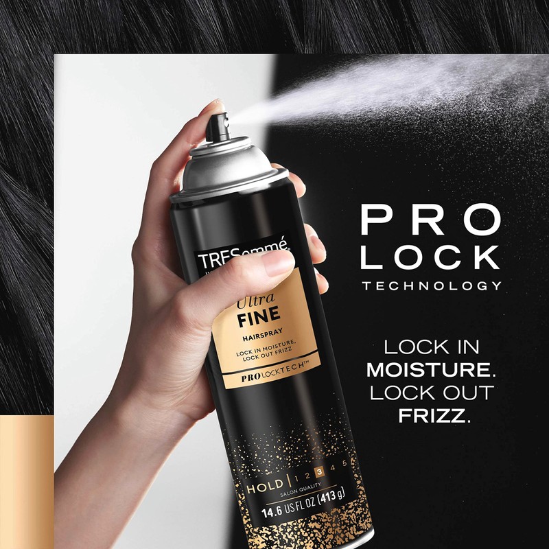 TRESemmé Ultra Fine Hairspray for 24-Hour Frizz Control with Pro