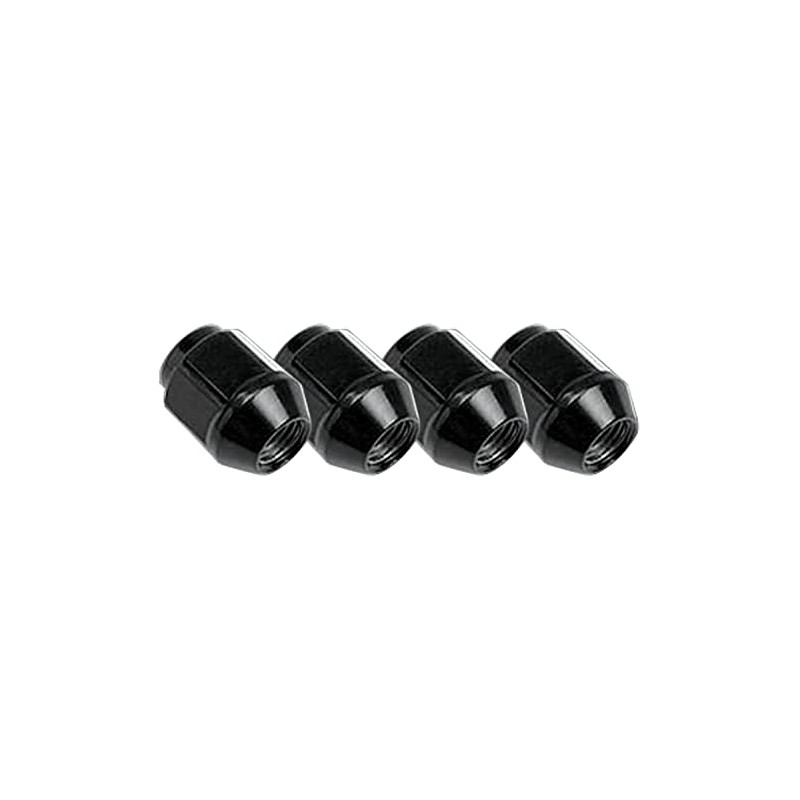 BBS Owl Nuts, Black, M12 x 1.5, Short (total length
