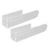 Self Adhesive Hand Towel Holder U Shaped Space Saving Acrylic