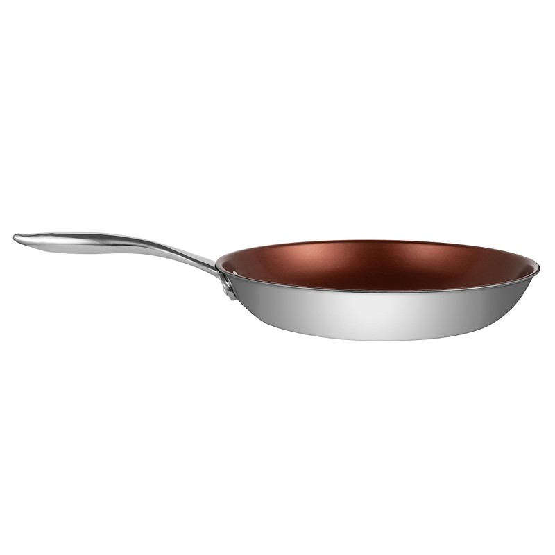12" (30 cm) Stainless Steel Pan by Ozeri with ETERNA,