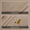 AIBIIN Rectangular Table Cloth Waterproof Spill-Proof Wipeable TableCloth Wrinkle Cotton