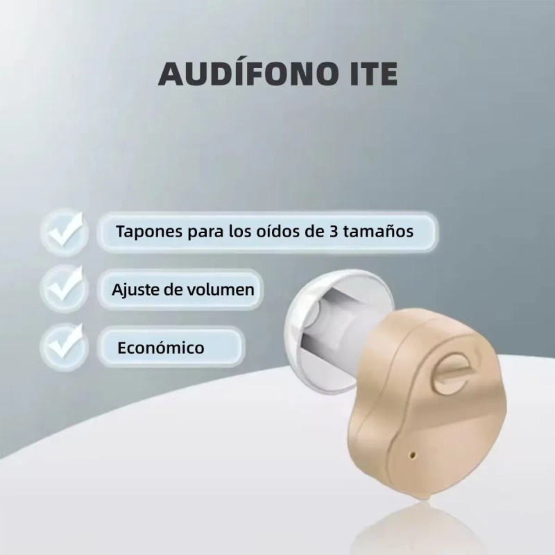 Detrás Aparato Auditivo Sordera Amplificador De La Orej De S