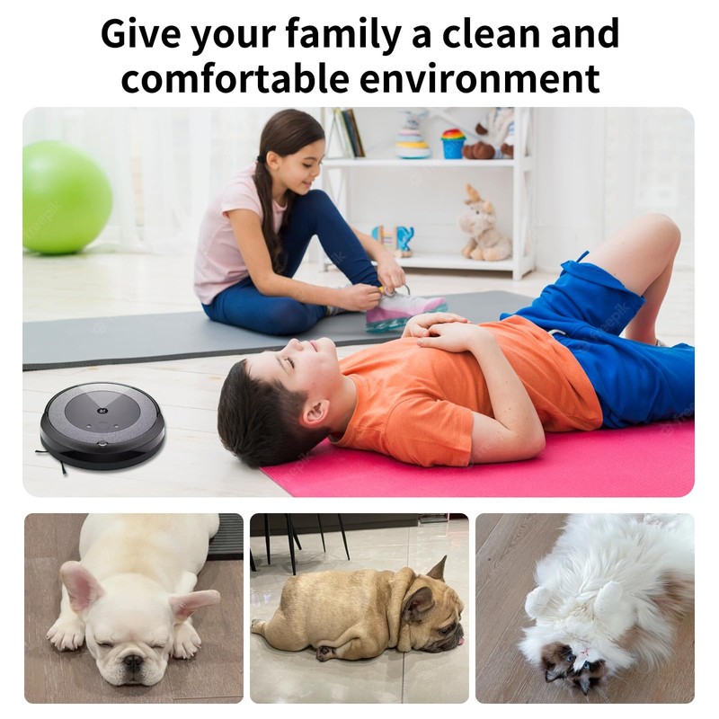 8 Pcs Replacement Mop Pads Compatible with iRobot Roomba Combo