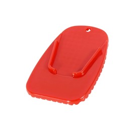 A ABSOPRO Motorbike Kickstand Pad Support Pad Side Stand Extension Pad Red Item Replacement
